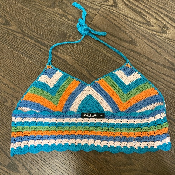 Nasty Gal Crochet Halter Top - Picture 4 of 7